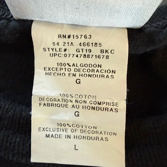 Champion Mens Large Black Graphic Logo T Shirt Big C Logo Short Sleeve - Picture 6 of 7